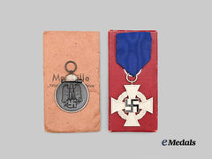 Germany, Third Reich. A Pair of Cased and Maker-Marked Awards