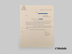Germany, NSDAP. A Rare 1927 Letter from the Office of AH, with Rudolf Hess Signature