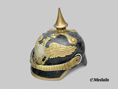 Germany, Imperial. A Prussian Guard Regiment Pickelhaube for Officer Ranks