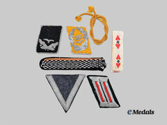 Germany, Third Reich. A Mixed Lot of Uniform Insignia