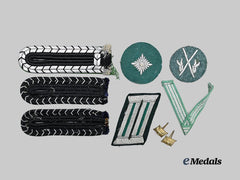 Germany, Third Reich. A Mixed Lot of Rank Insignia for Heer and Police Personnel