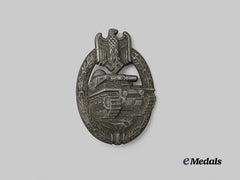 Germany, Wehrmacht. A Panzer Assault Badge, Bronze Grade, Daisy Variant