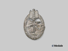 Germany, Wehrmacht. A Panzer Assault Badge, Silver Grade, by Hermann Aurich