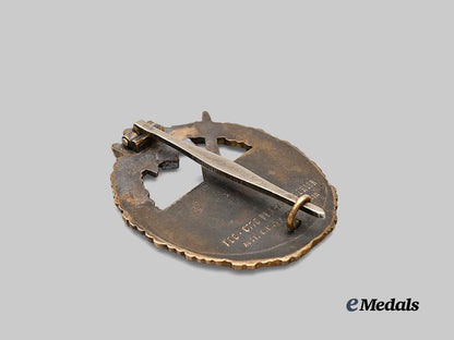 germany,_kriegsmarine._a_coastal_artillery_war_badge,_refurbished_example,_by_c._e._juncker_e_medals__g61205_4