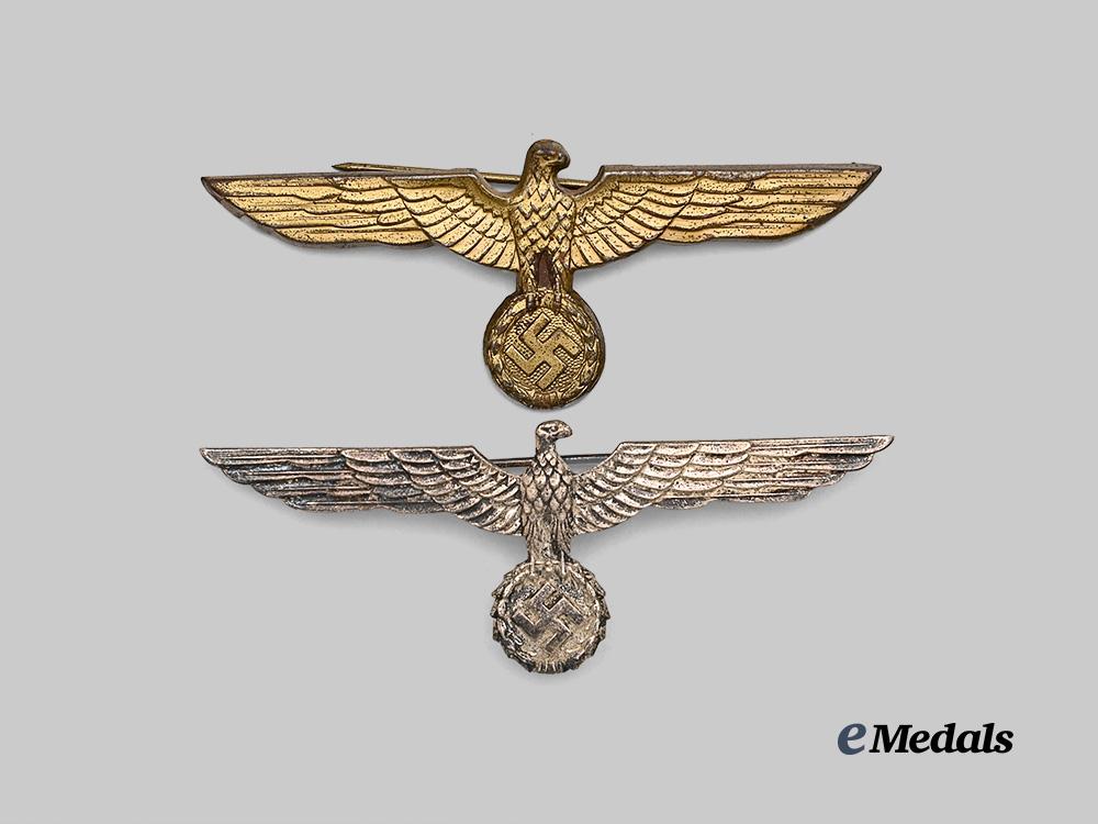 germany,_heer._a_pair_of_summer_tunic_breast_eagles,_officer_and_general_ranks_e_medals__g61209_1