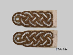Germany, SS. A Set of SS-Brigadeführer Shoulder Boards