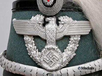 germany,_ordnungspolizei._a_schutzpolizei_shako_for_officer_ranks,_with_parade_plume_e_medals__g61236_10