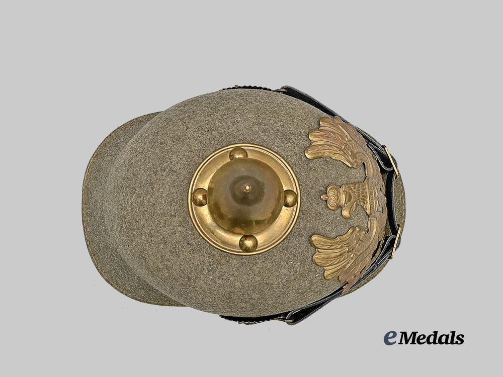 germany,_imperial._a_prussian_infantry_rolled_edge_felt_ersatz_pickelhaube_e_medals__g61244_8
