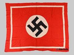 Germany, NSDAP. A Podium Flag, Luxembourg District Marked