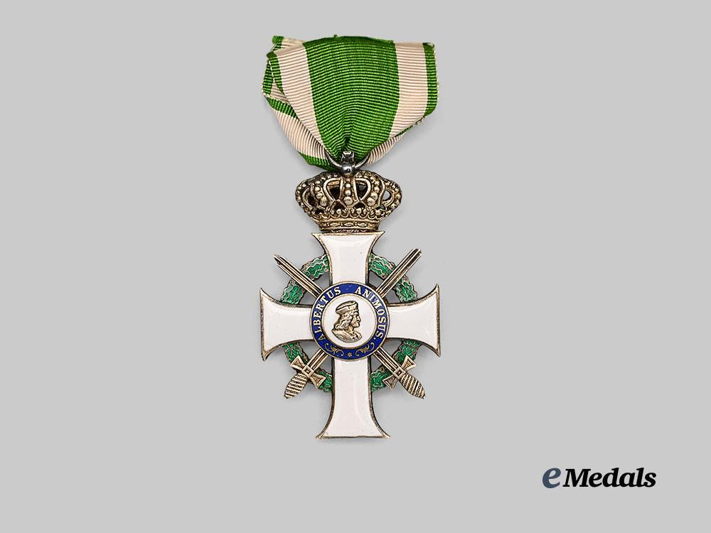 saxony,_kingdom._an_albert_order,_i_i_class_knight’s_cross_with_swords_and_crown,_by_g._a._scharffenberg_e_medals__g61256_4