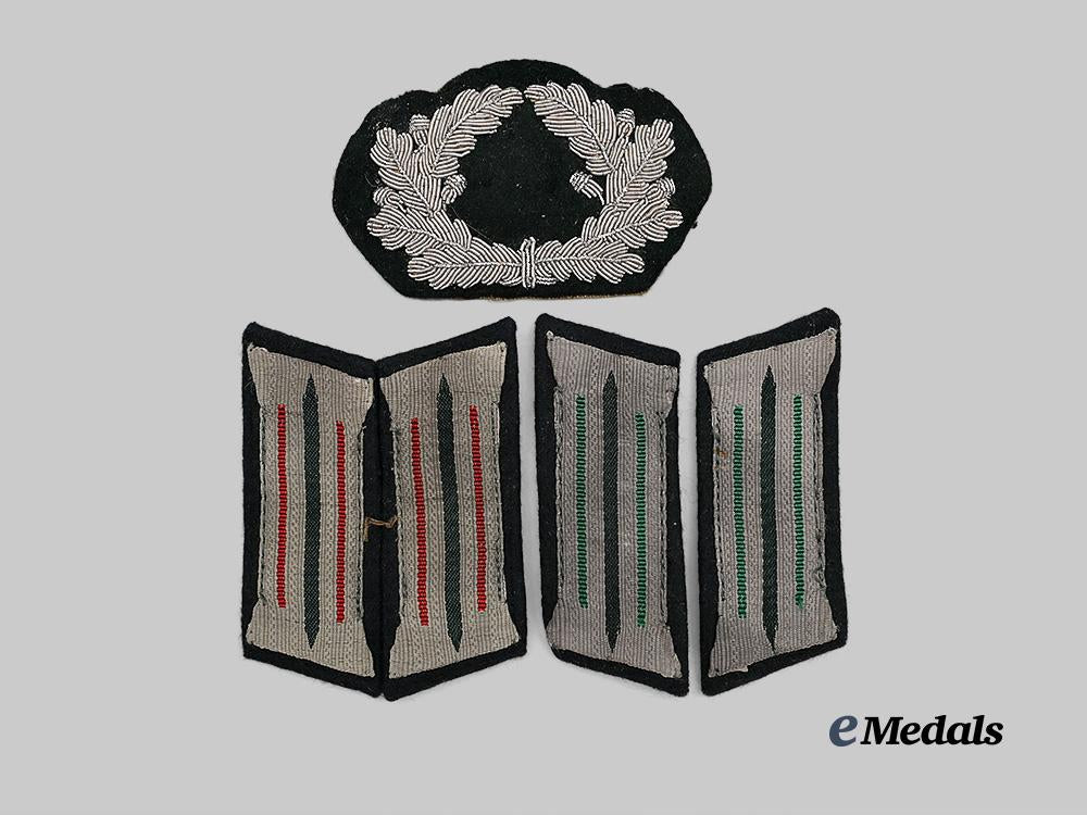 Germany, Heer. A Mixed Lot of Cloth Insignia for Enlisted and Officer ...