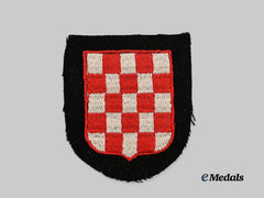 Germany, SS. A Mint 13th Waffen Mountain Division of the SS Handschar (1st Croatian) Sleeve Insignia