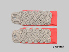 Germany, Heer. A Set of Panzer Troops Major Shoulder Boards