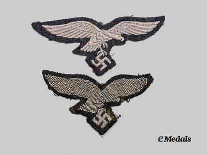 germany,_luftwaffe._a_pair_of_breast_eagles,_enlisted_and_officer_ranks_e_medals__g61333_2