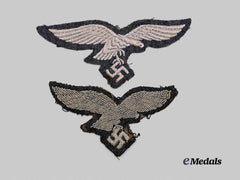 Germany, Luftwaffe. A Pair of Breast Eagles, Enlisted and Officer Ranks