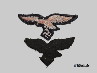 germany,_luftwaffe._a_pair_of_breast_eagles,_enlisted_and_officer_ranks_e_medals__g61333_3