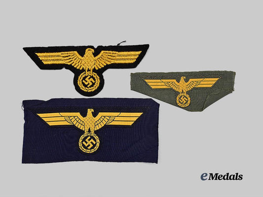 germany,_kriegsmarine._a_lot_of_cap_and_breast_eagles_for_enlisted_ranks_e_medals__g61342_2