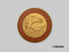Germany, Third Reich. A 1934 Nuremberg German Combat Games Commemorative Medallion, by Hutschenreuther