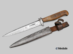 Germany, Imperial. A Sawback Trench Knife, by F.W. Backhaus