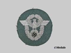 Germany, Ordnungspolizei. A Schutzpolizei Sleeve Eagle for Officer Ranks