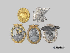 Germany, Federal Republic. A Mixed Lot of Wehrmacht Badges, Exhibition Examples by Rudolf Souval, c. 1965