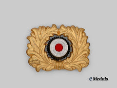 Germany, Third Reich. A Water Customs Official’s Visor Cap Insignia, by Klein & Quenzer