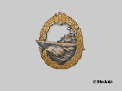 Germany, Kriegsmarine. A Destroyer War Badge, by Schwerin