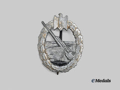 Germany, Kriegsmarine. A Coastal Artillery War Badge, by C.E. Juncker