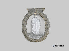 Germany, Kriegsmarine. A Minesweeper War Badge, by Rudolf Karneth & Söhne