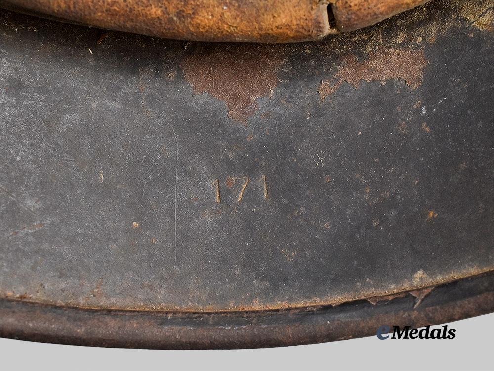 germany,_luftwaffe._an_m40_stahlhelm,_allied_retrieval_from_france,_by_f._w._quist_e_medals__g61476_11