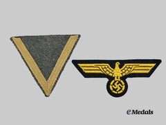 Germany, Kriegsmarine. A Pair of Uniform Insignia