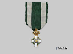 Saxony, Kingdom. An Albert Order Miniature in Gold