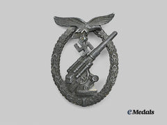 Germany, Luftwaffe. A Flak Badge, Late-War Example, by Gustav Brehmer
