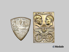 Germany, Third Reich. A Pair of Commemorative Badges