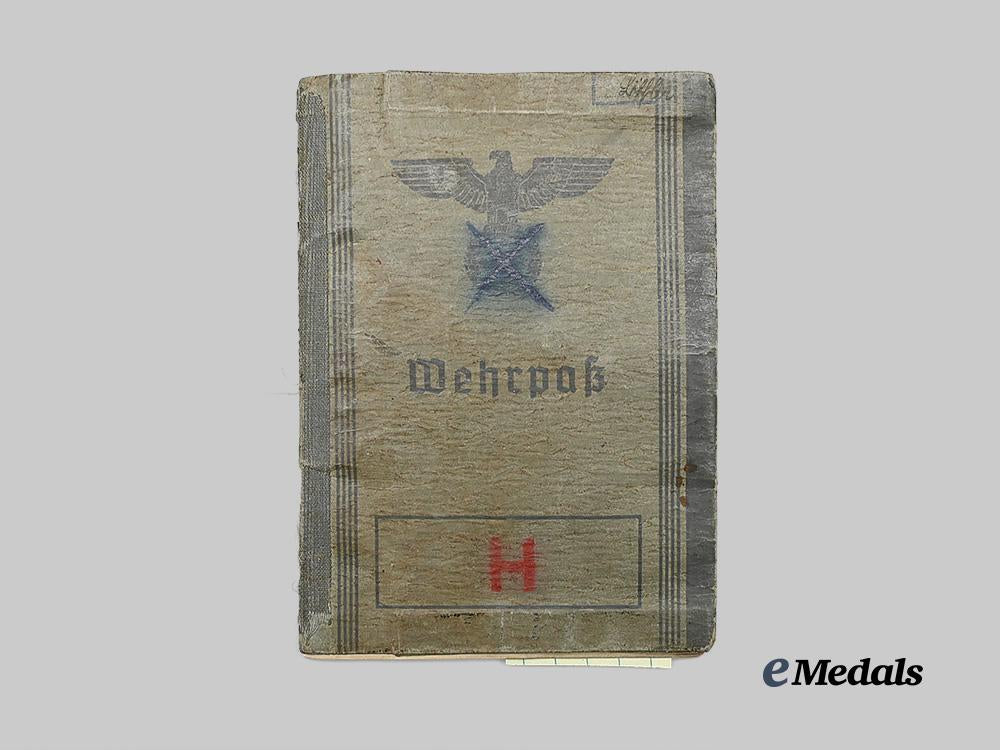 germany,_heer._a_wehrpaß_to_walter_löffler,23._panzer-_division_e_medals__g61547_2