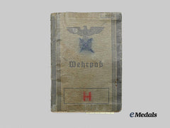 Germany, Heer. A Wehrpaß to Walter Löffler, 23. Panzer-Division
