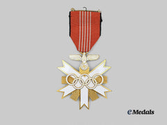 Germany, Third Reich. A Rare Olympic Games Decoration, II Class, by Gebrüder Godet