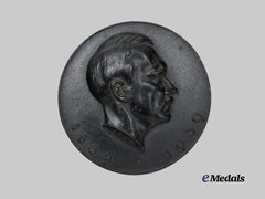 Germany, Third Reich. An AH 50th Birthday Commemorative Plaque, by Königliche Hüttenamt Gleiwitz