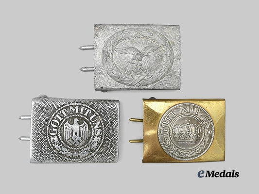 germany,_wehrmacht._a_lot_of_belt_buckles_for_heer_and_luftwaffe_enlisted_ranks_e_medals__g61574_2