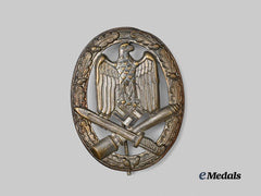 Germany, Wehrmacht. A General Assault Badge, Hollow Tombak Version by an Unknown Maker
