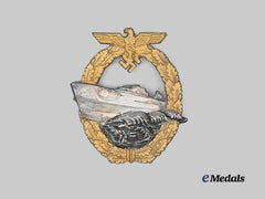 Germany, Kriegsmarine. An S-Boat War Badge, Type II, Variation 1 by Schwerin