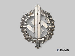 Germany, SA. A Sports Badge, Silver Grade, Type II by Karl Hensler