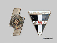 Germany, Third Reich. A Pair of Badges