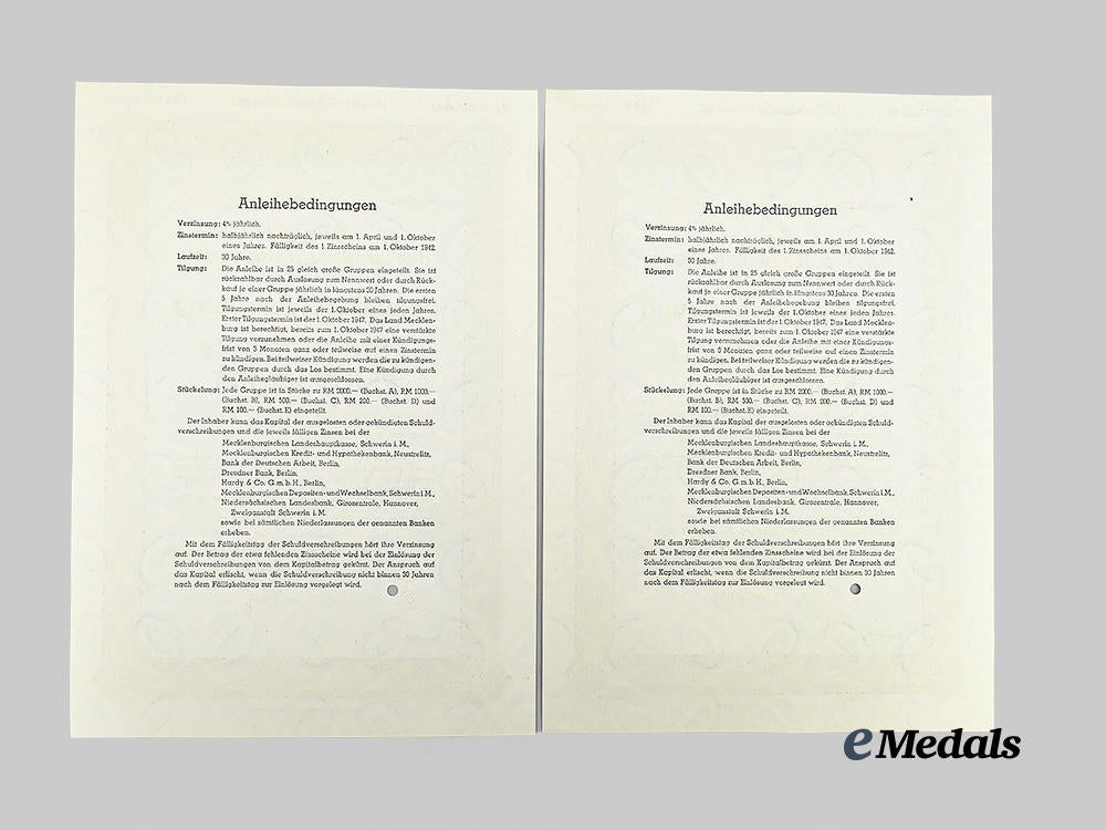 germany,_third_reich._a_lot_of_wartime_bonds_issued_by_the_state_of_mecklenburg_e_medals__g61623_10