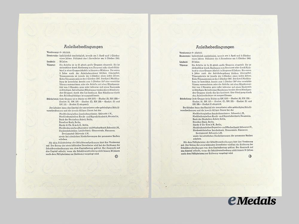 germany,_third_reich._a_lot_of_wartime_bonds_issued_by_the_state_of_mecklenburg_e_medals__g61623_22