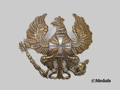 Germany, Imperial. A Landwehr Pickelhaube Plate