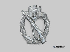 Germany, Heer. An Infantry Assault Badge, Silver Grade, Unknown Maker Variant