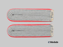 Germany, Heer. A Pair of Panzer Troops Leutnant Shoulder Boards