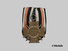 Germany, Third Reich. An Honour Cross of the World War 1914/1918 for Combatants, on Parade Mount, by Heinrich Kissing