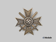 Germany, Wehrmacht. A War Merit Cross I Class with Swords, by Wilhelm Deumer